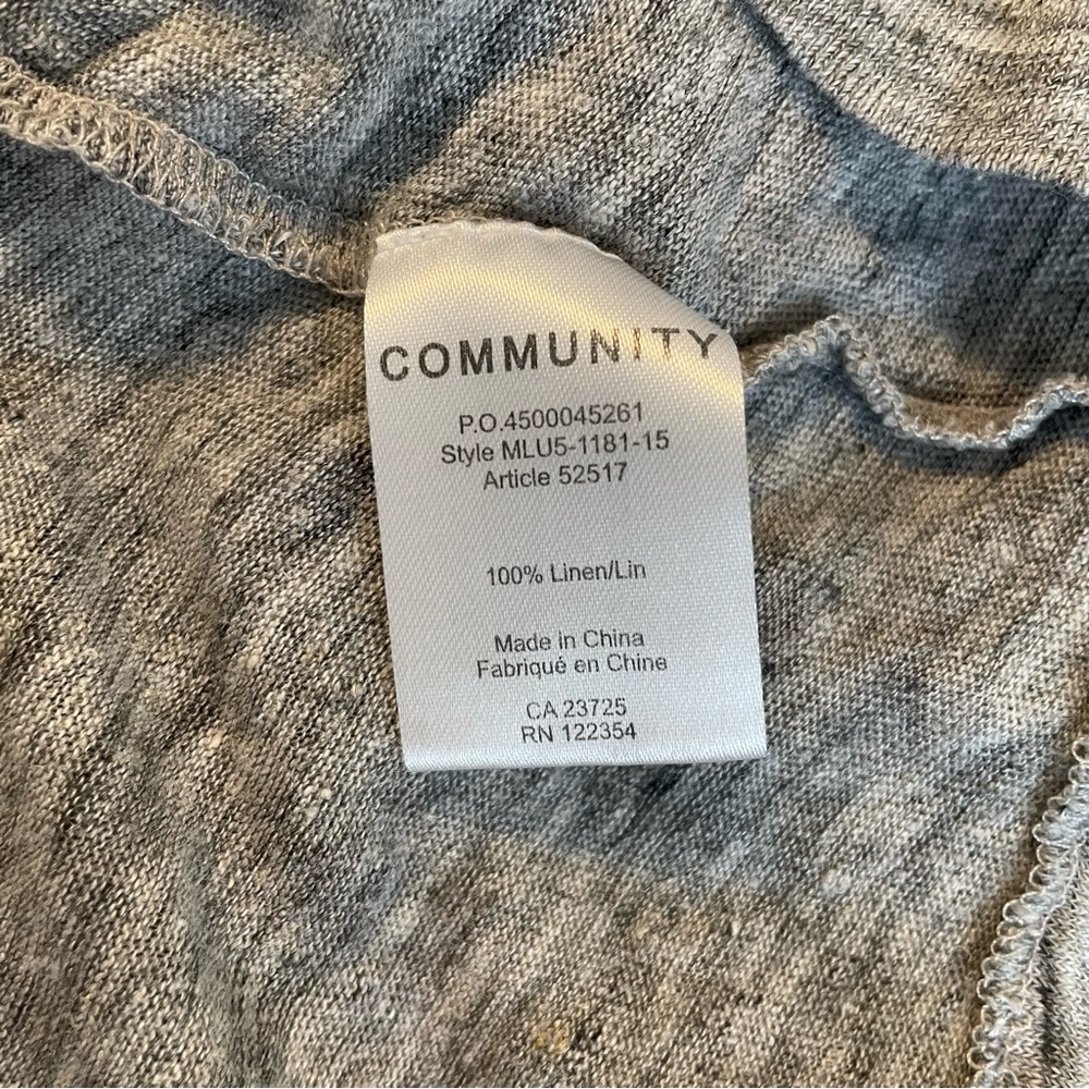 Community Grey Shirt - Picture 3 of 3
